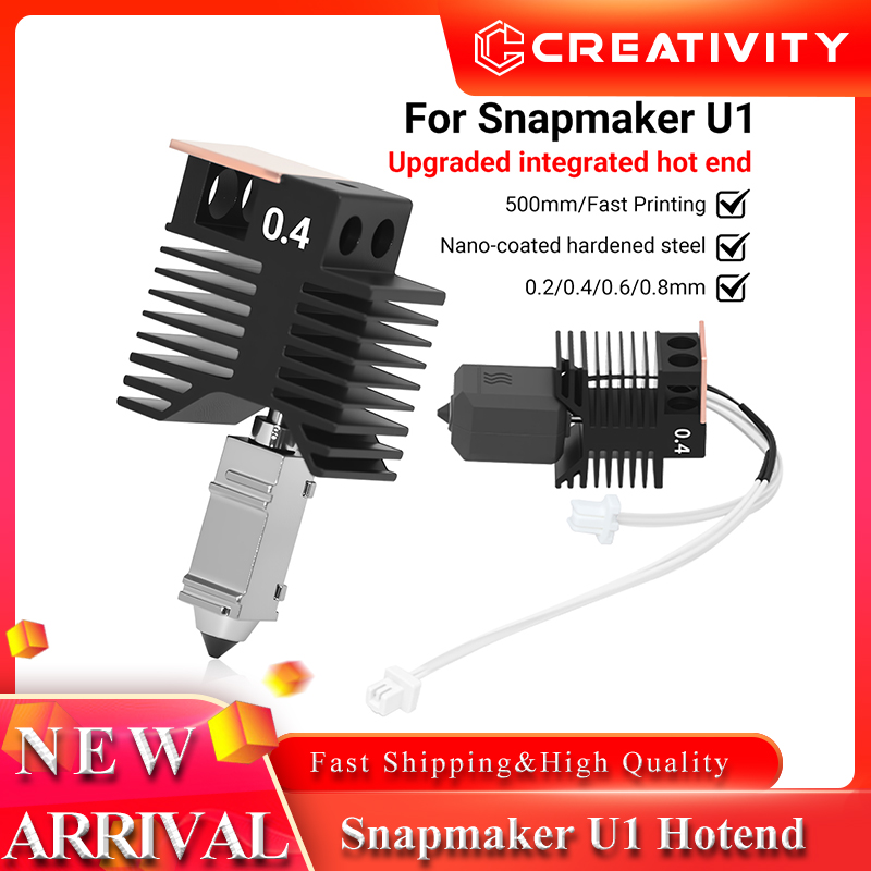 High Flow Ceramic Hotend - Für Snapmaker U1 Hotend-Kit 0,4mm 24V