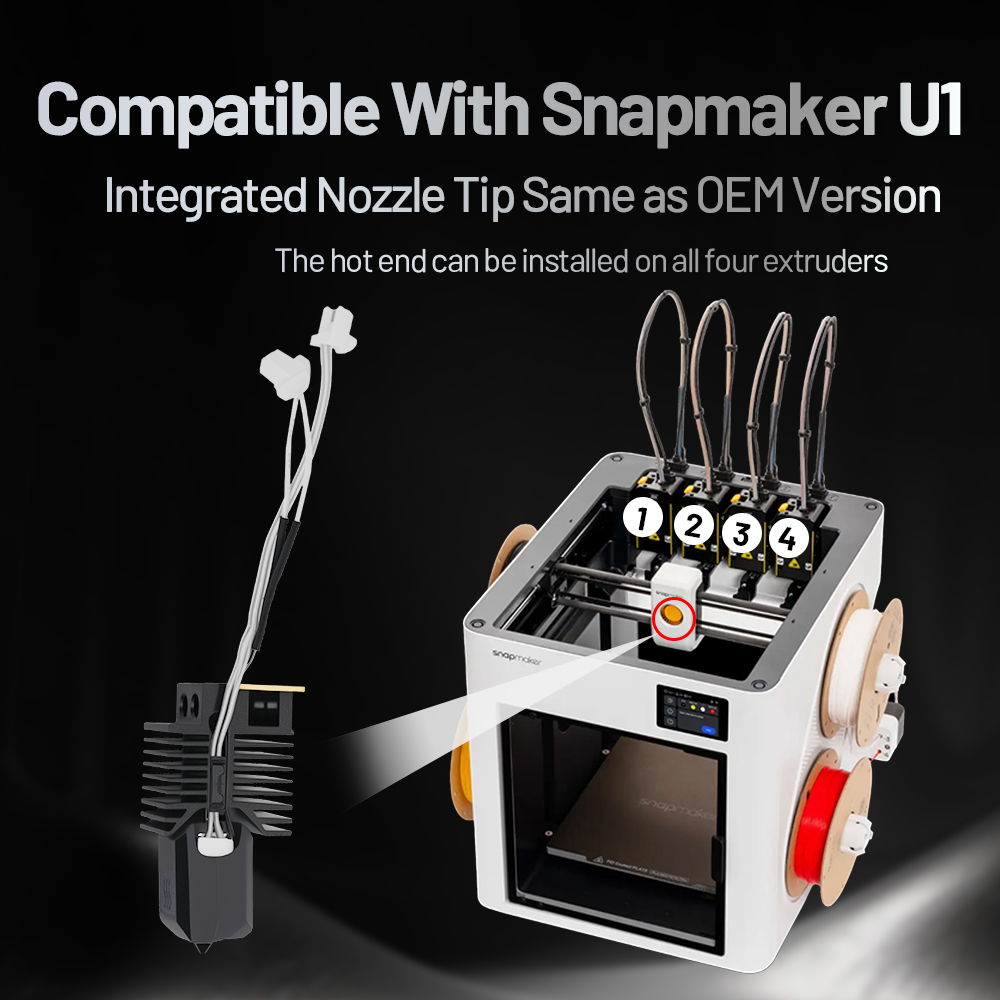 Für Snapmaker U1 Keramik-Heizb – High Flow Ceramic Hotend Bewertung und Preis